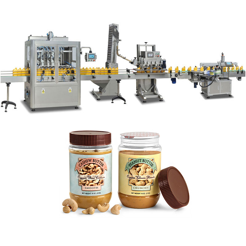 Peanøttsmør fyllemaskin