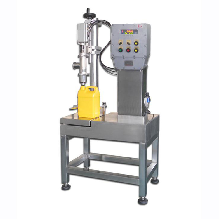 Halvautomatisk 0.5-10L nettovekt fyllemaskin