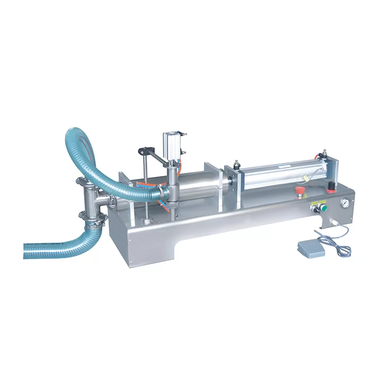 Halvautomatisk fyllemaskin for flytende stempel