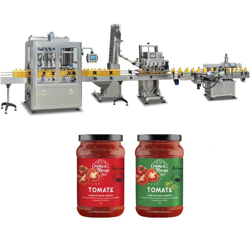 Fyllingsmaskin for tomatsaus